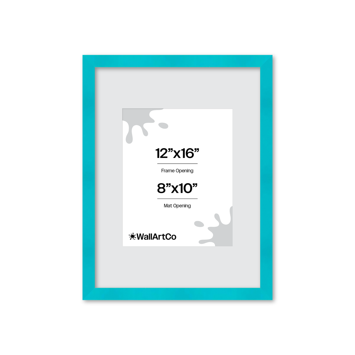 The Head Turner - Teal Picture Frame