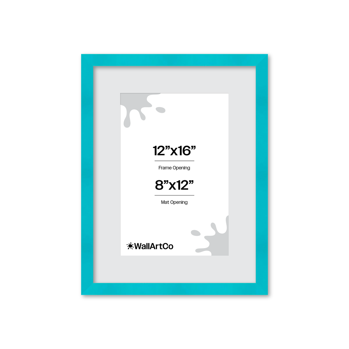 The Head Turner - Teal Picture Frame