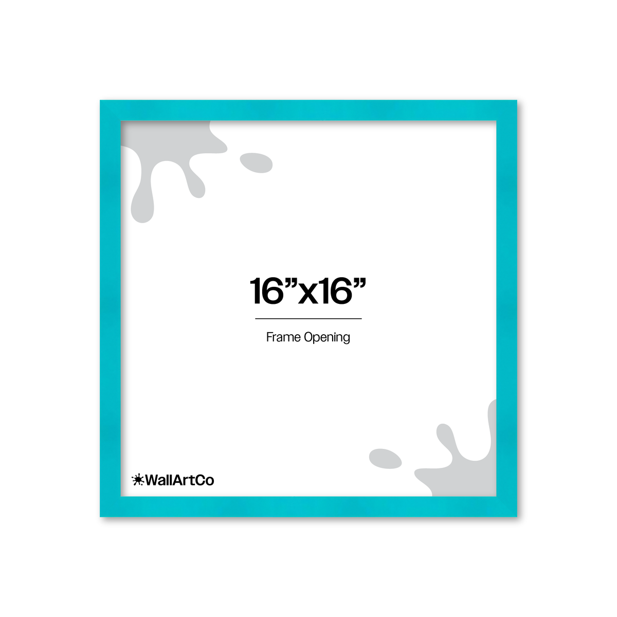 The Head Turner - Teal Picture Frame