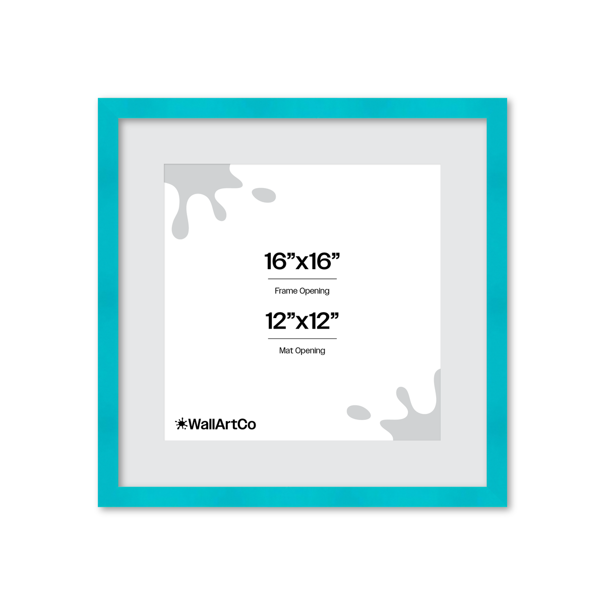 The Head Turner - Teal Picture Frame