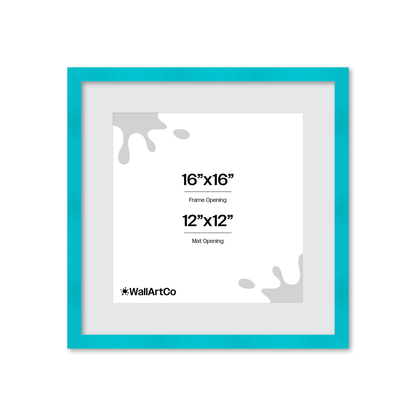 The Head Turner - Teal Picture Frame