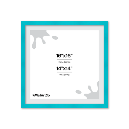 The Head Turner - Teal Picture Frame