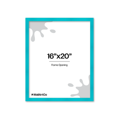 The Head Turner - Teal Picture Frame