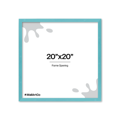 The Head Turner - Teal Picture Frame