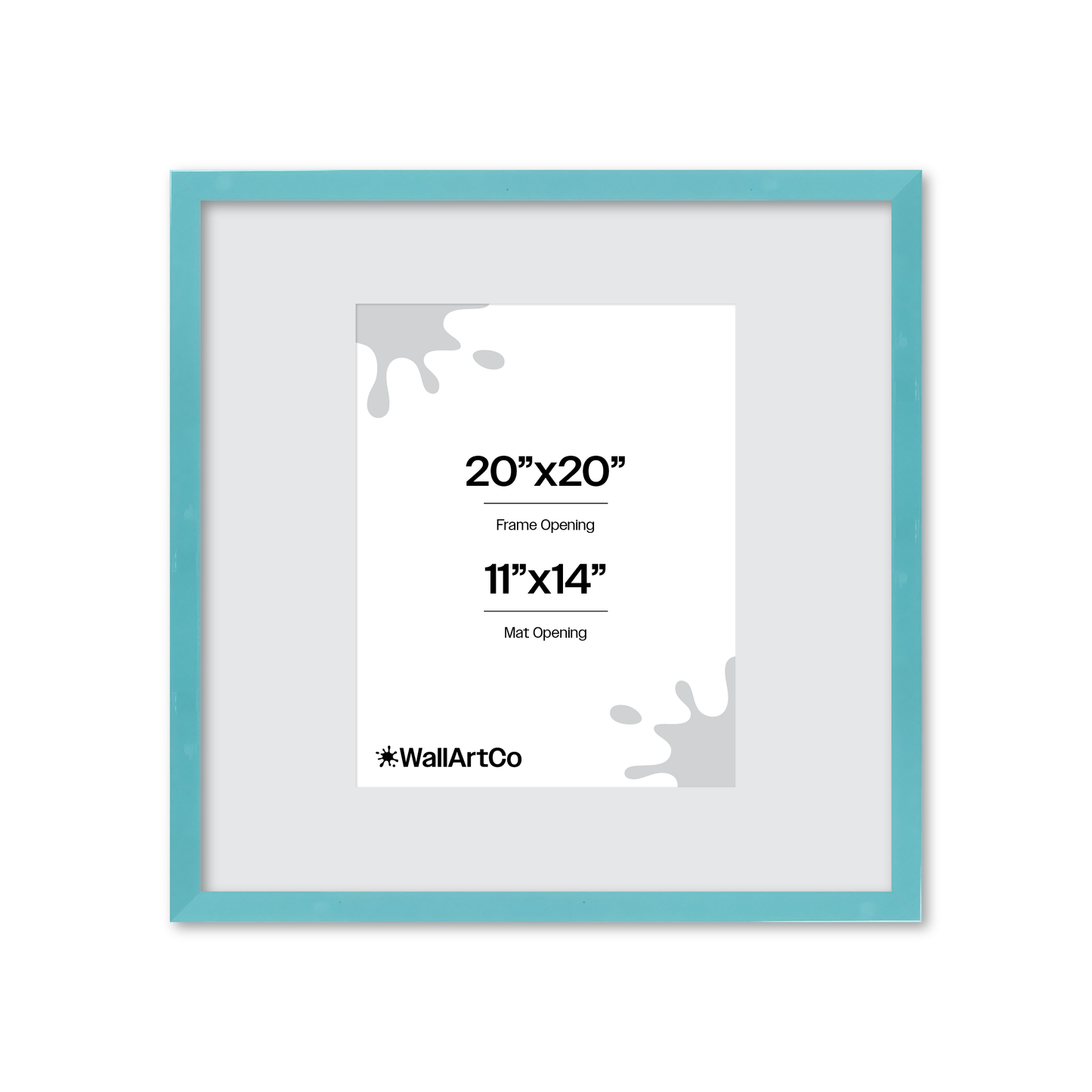 The Head Turner - Teal Picture Frame