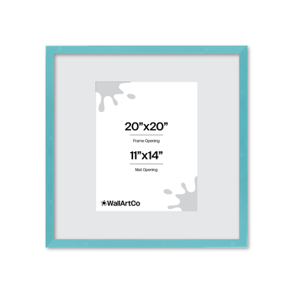 The Head Turner - Teal Picture Frame