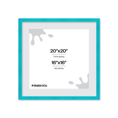 The Head Turner - Teal Picture Frame