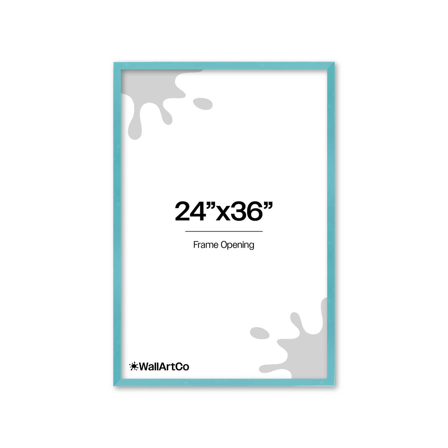 The Head Turner - Teal Picture Frame