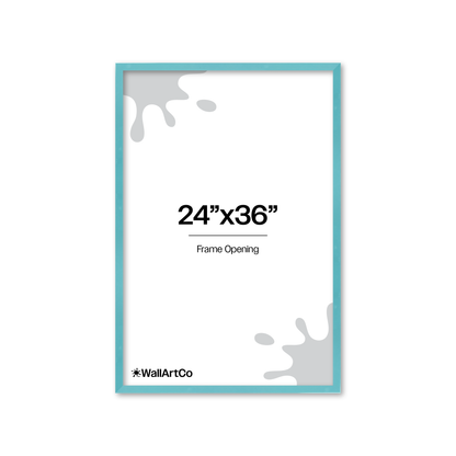 The Head Turner - Teal Picture Frame