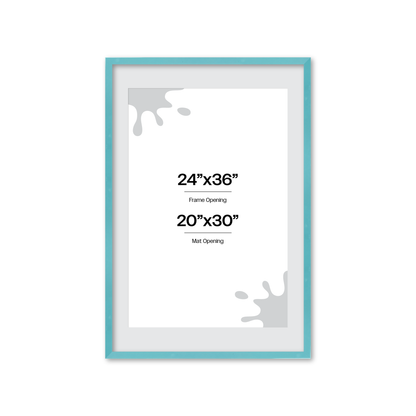 The Head Turner - Teal Picture Frame