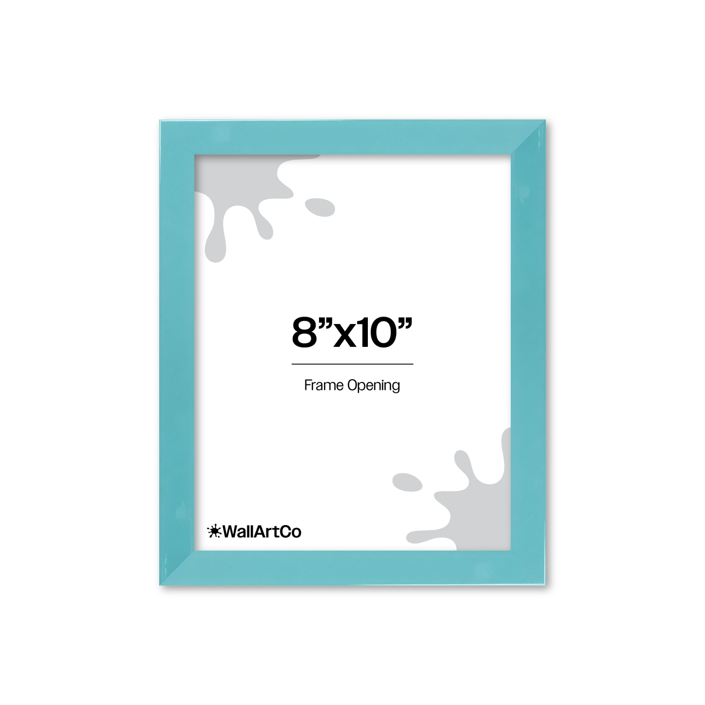 The Head Turner - Teal Picture Frame