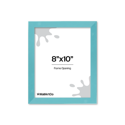 The Head Turner - Teal Picture Frame