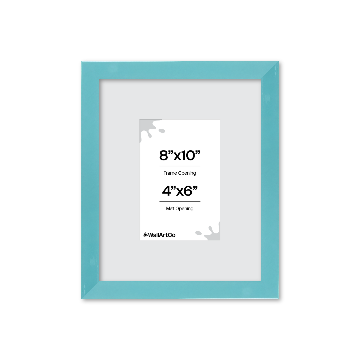 The Head Turner - Teal Picture Frame