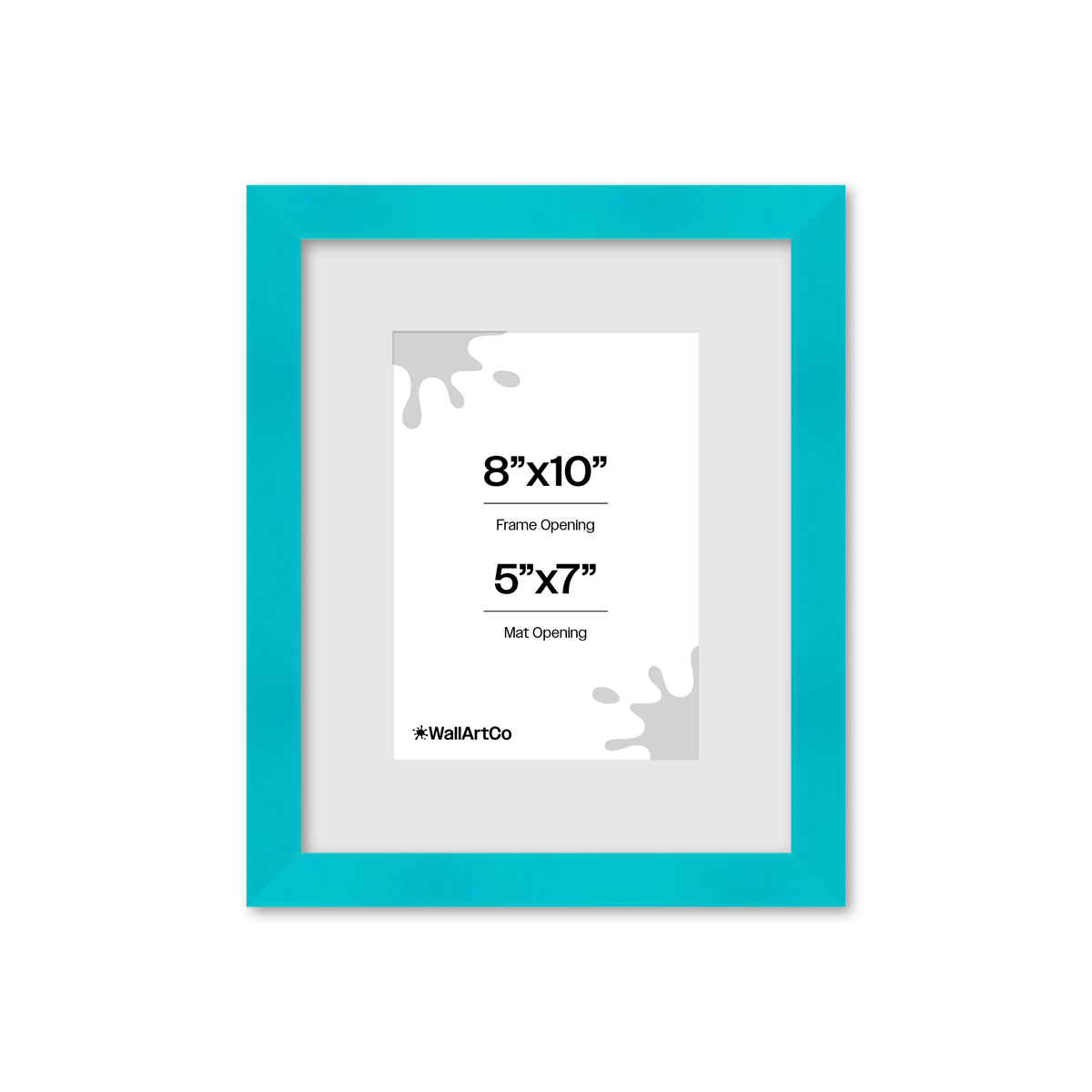 The Head Turner - Teal Picture Frame