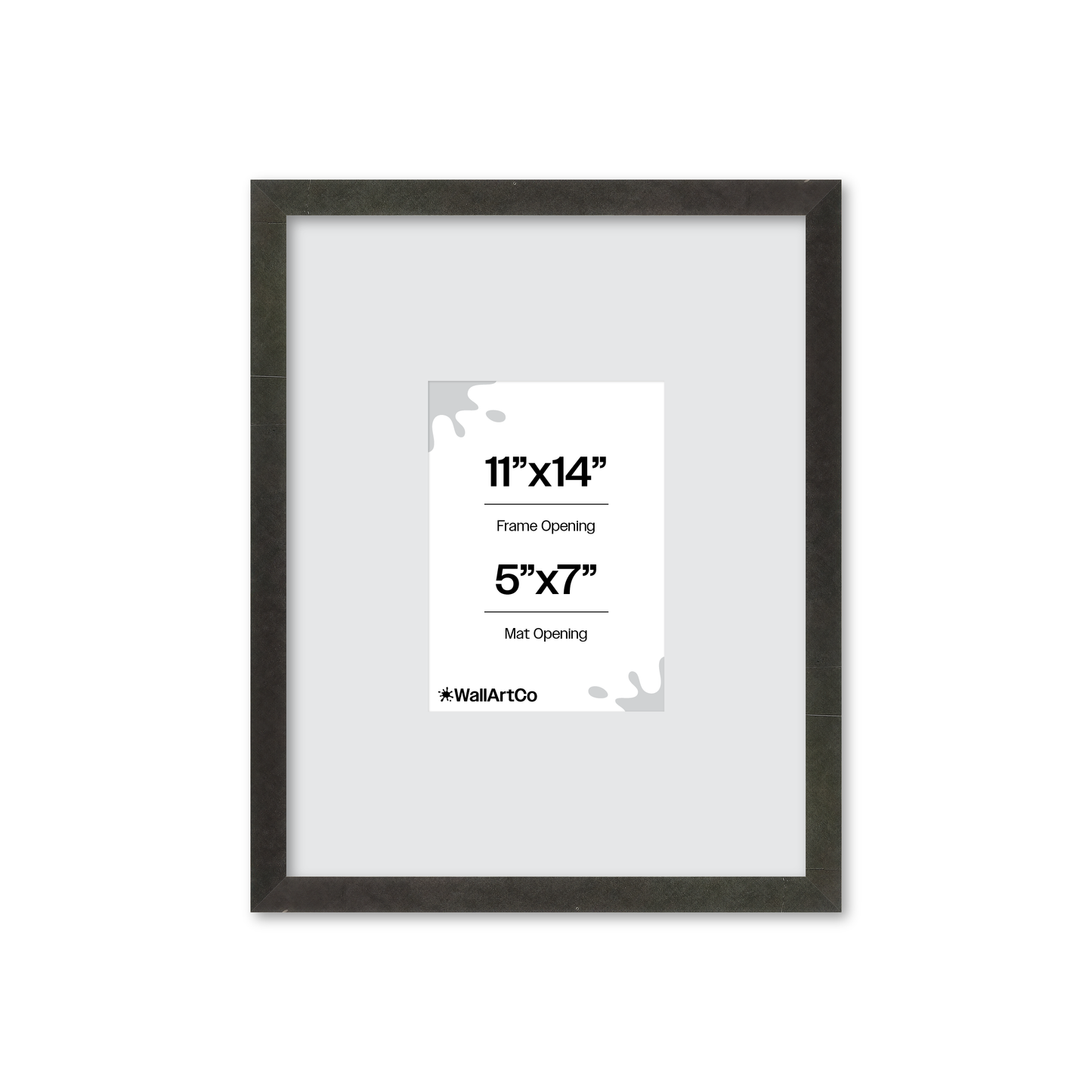 11" x 14" Charcoal Vienna Wall Frame