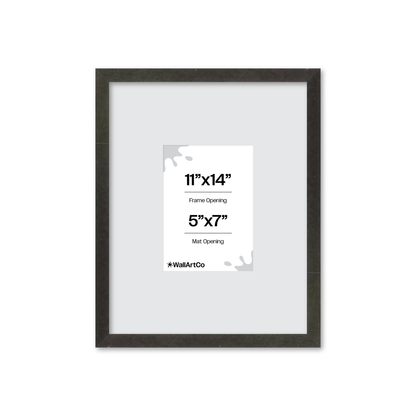 11" x 14" Charcoal Vienna Wall Frame