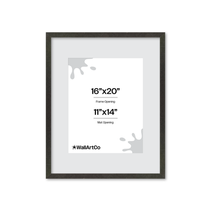 16" x 20" Charcoal Vienna Wall Frame