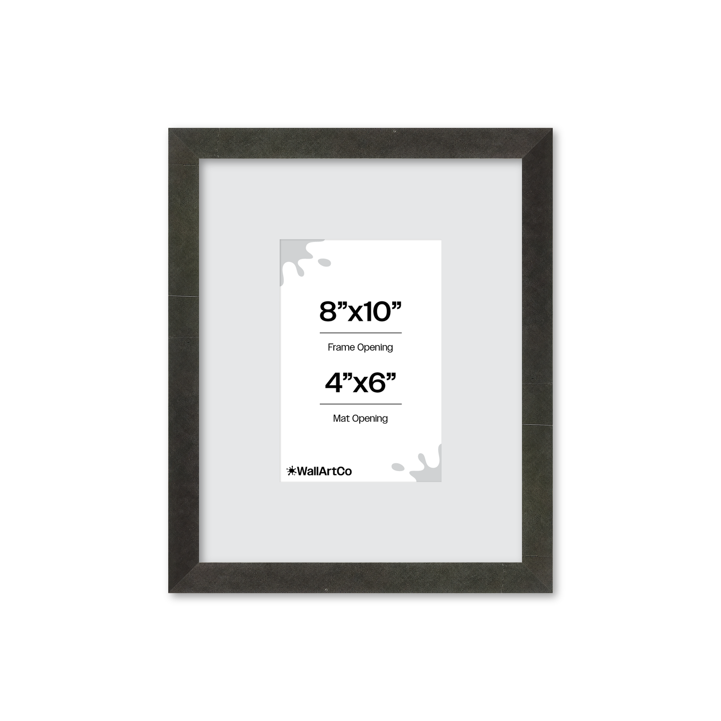 8" x 10" Charcoal Vienna Wall Frame