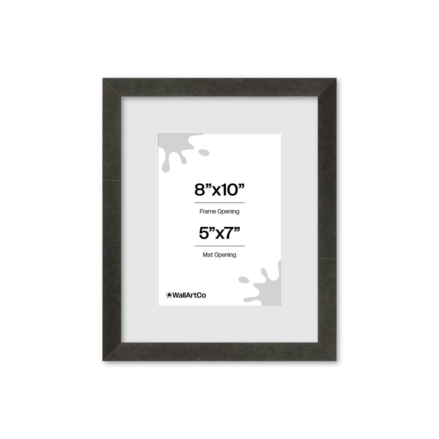 8" x 10" Charcoal Vienna Wall Frame