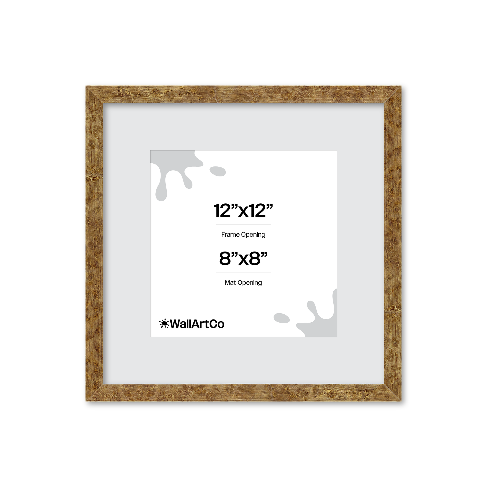 12" x 12" Cream Vienna Wall Frame
