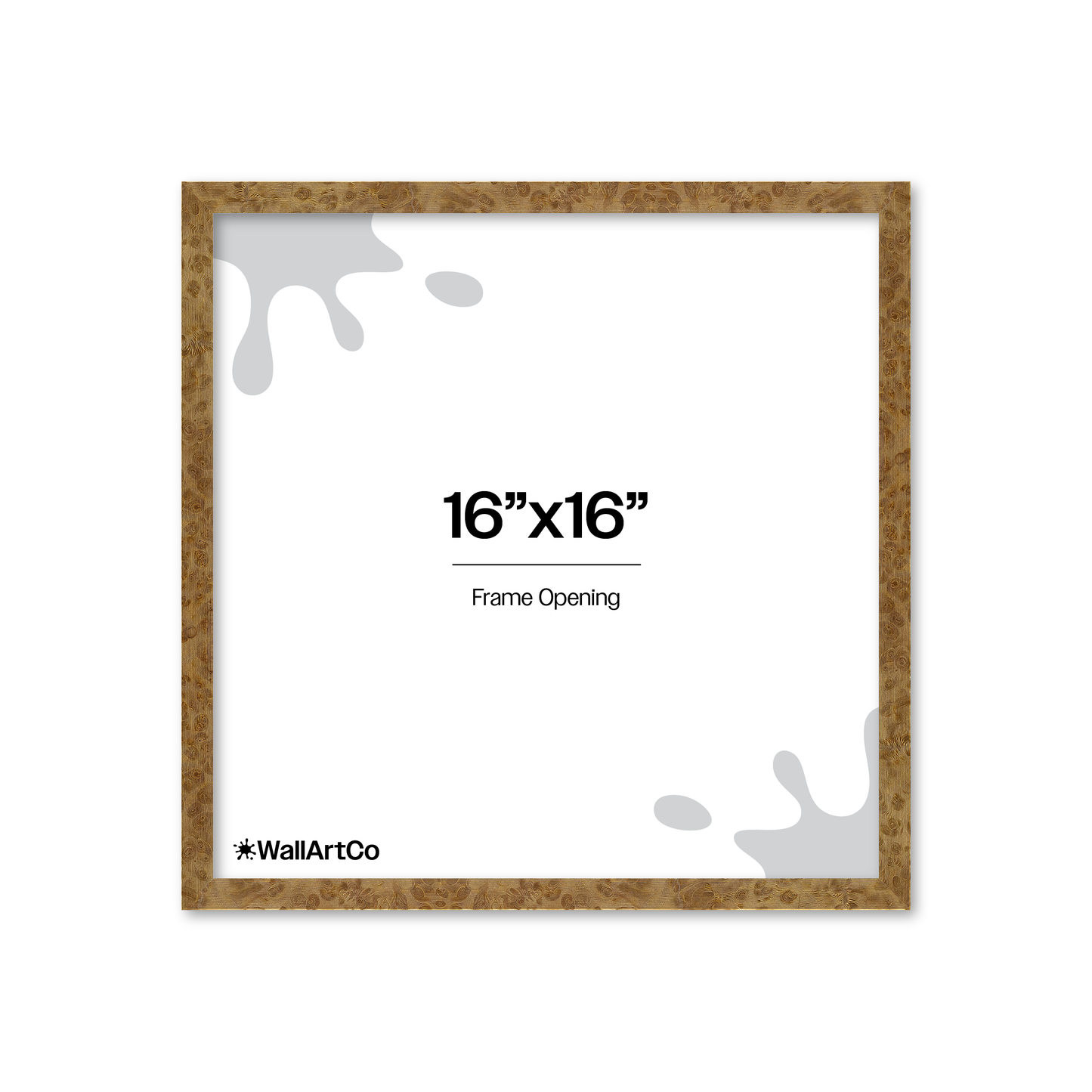 Front of picture frame