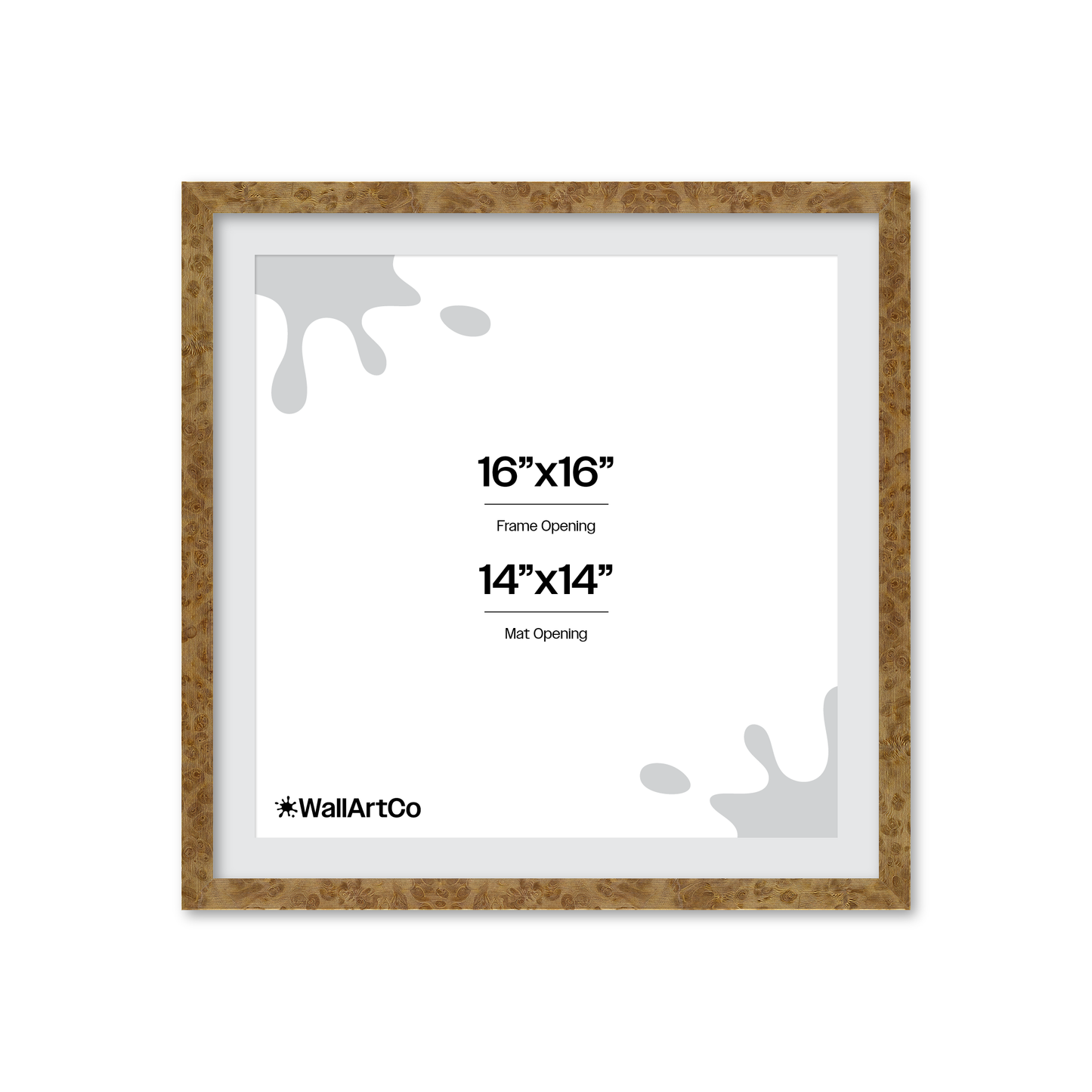 16" x 16" Cream Vienna Wall Frame