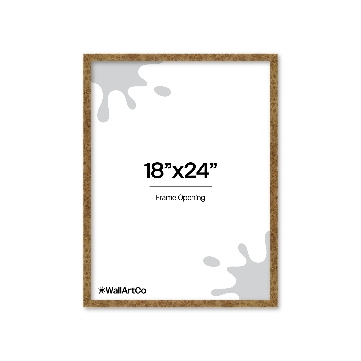 Front of picture frame