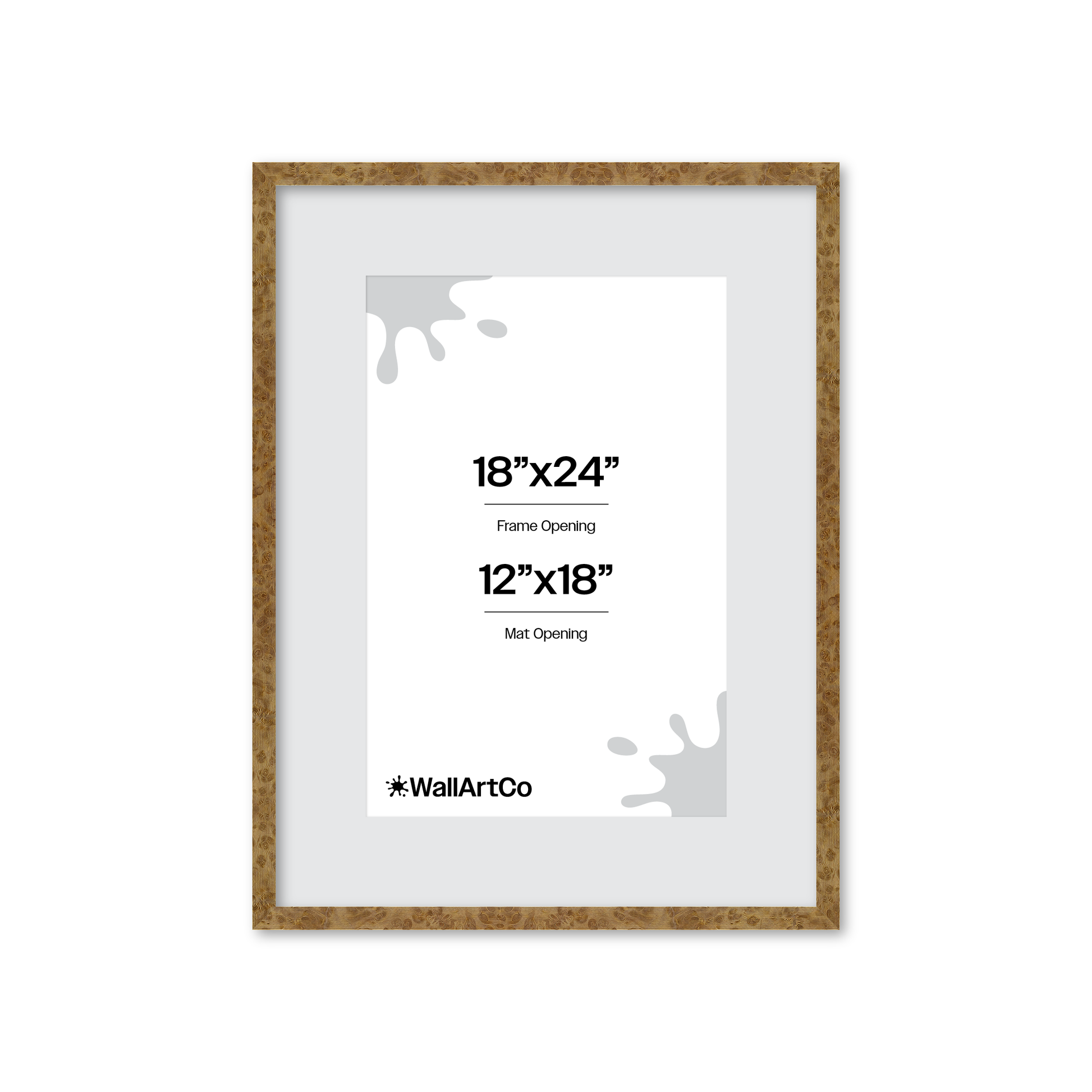 18" x 24" Cream Vienna Wall Frame