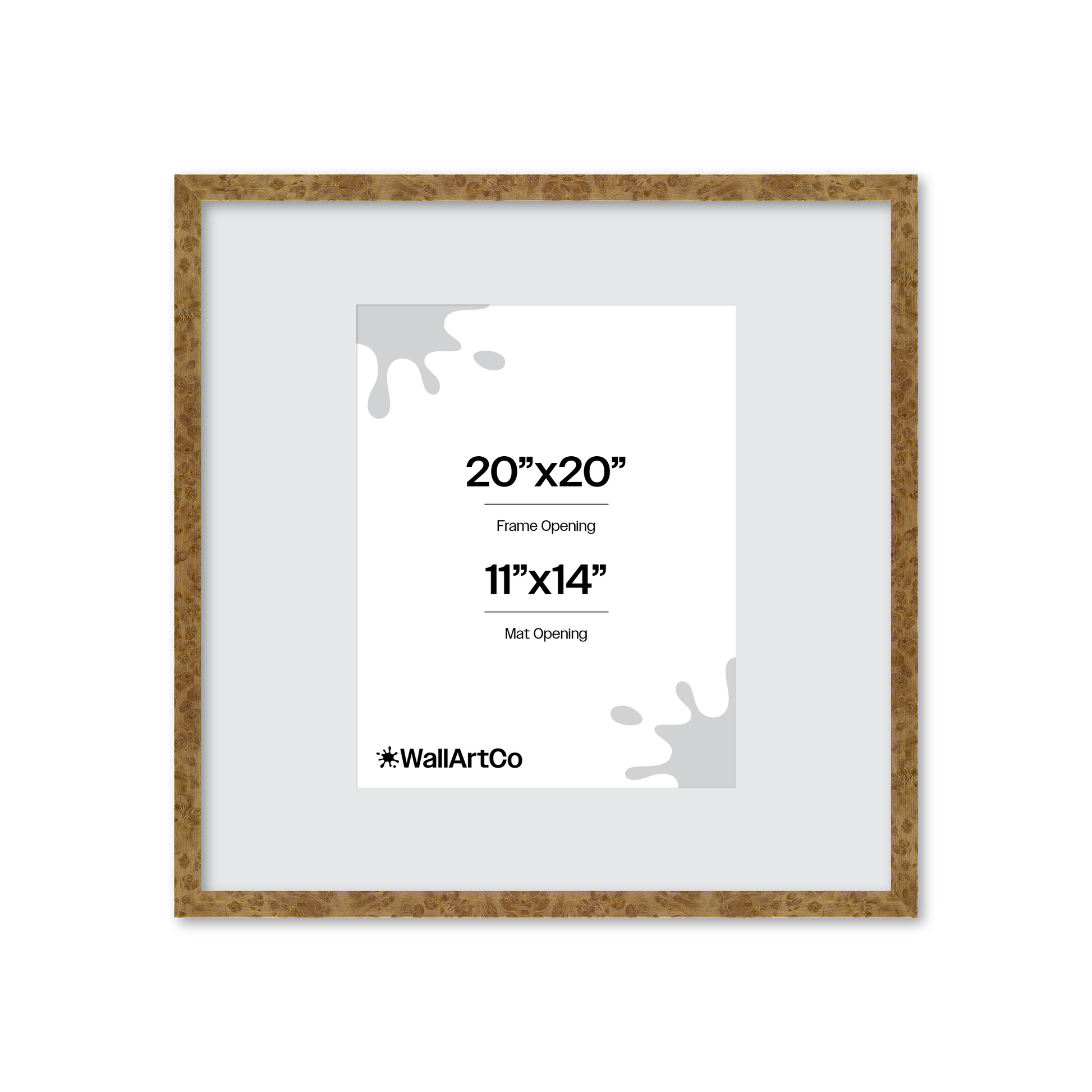 20" x 20" Cream Vienna Wall Frame