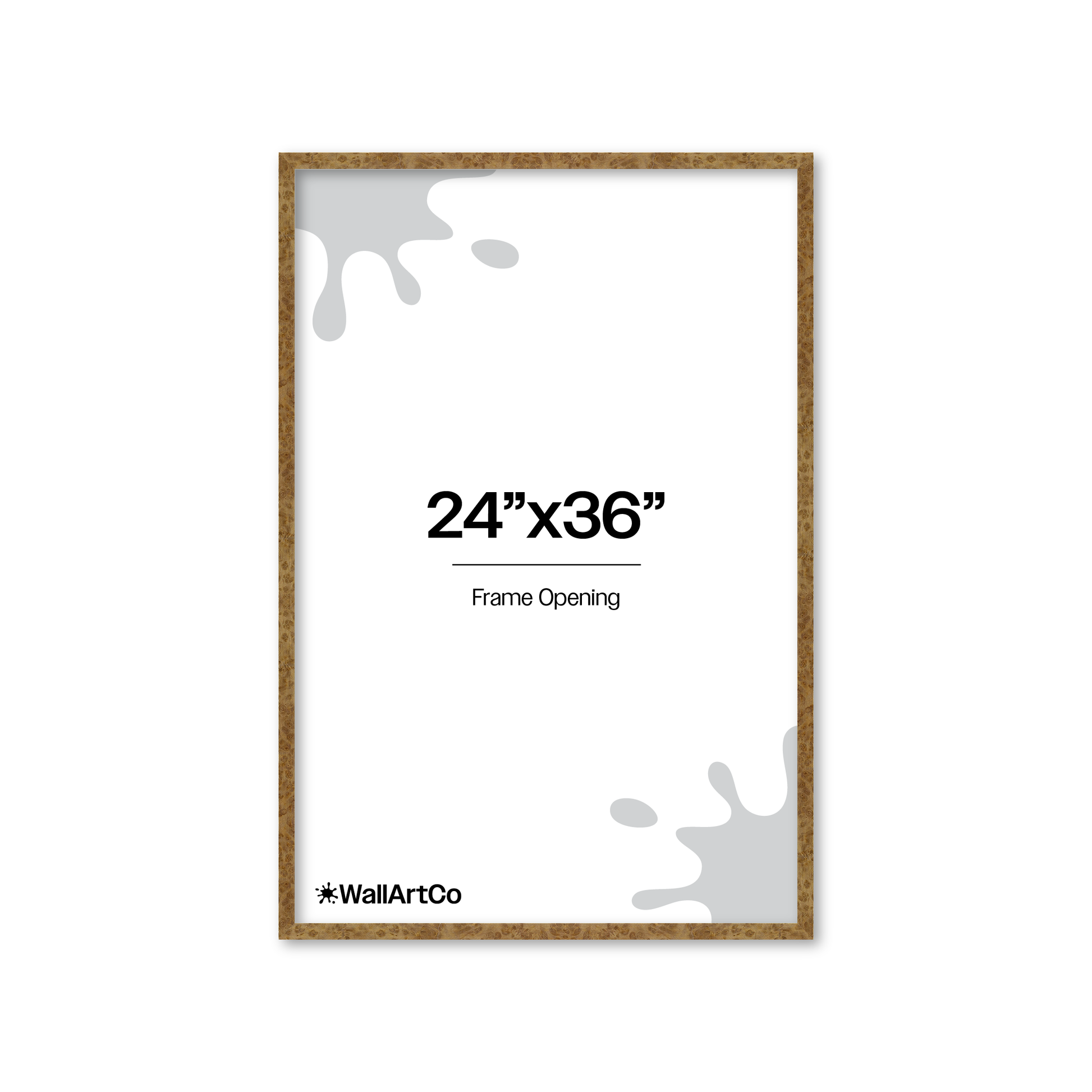 Front of picture frame