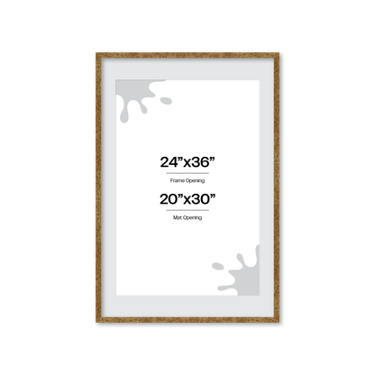 24" x 36" Cream Vienna Wall Frame