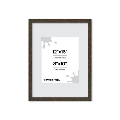 12" x 16" Rich Brown Vienna Wall Frame