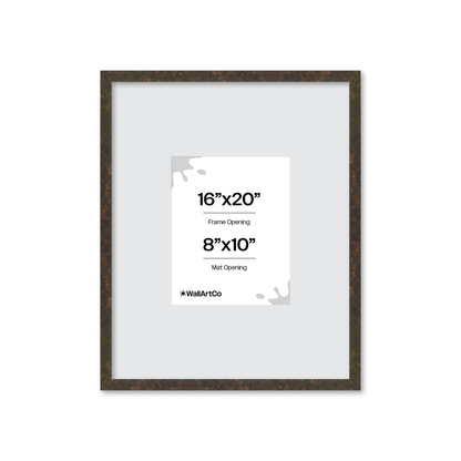 16" x 20" Rich Brown Vienna Wall Frame