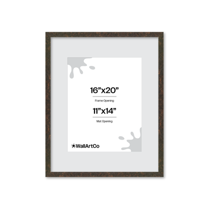 16" x 20" Rich Brown Vienna Wall Frame