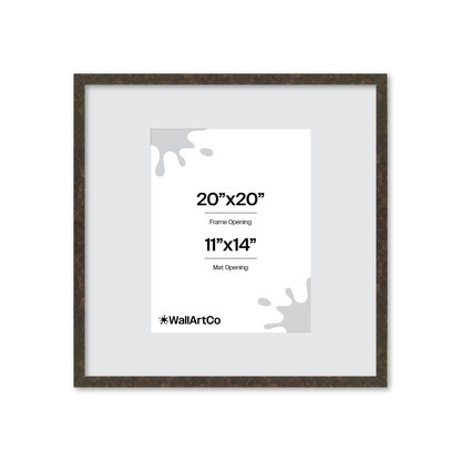 20" x 20" Rich Brown Vienna Wall Frame