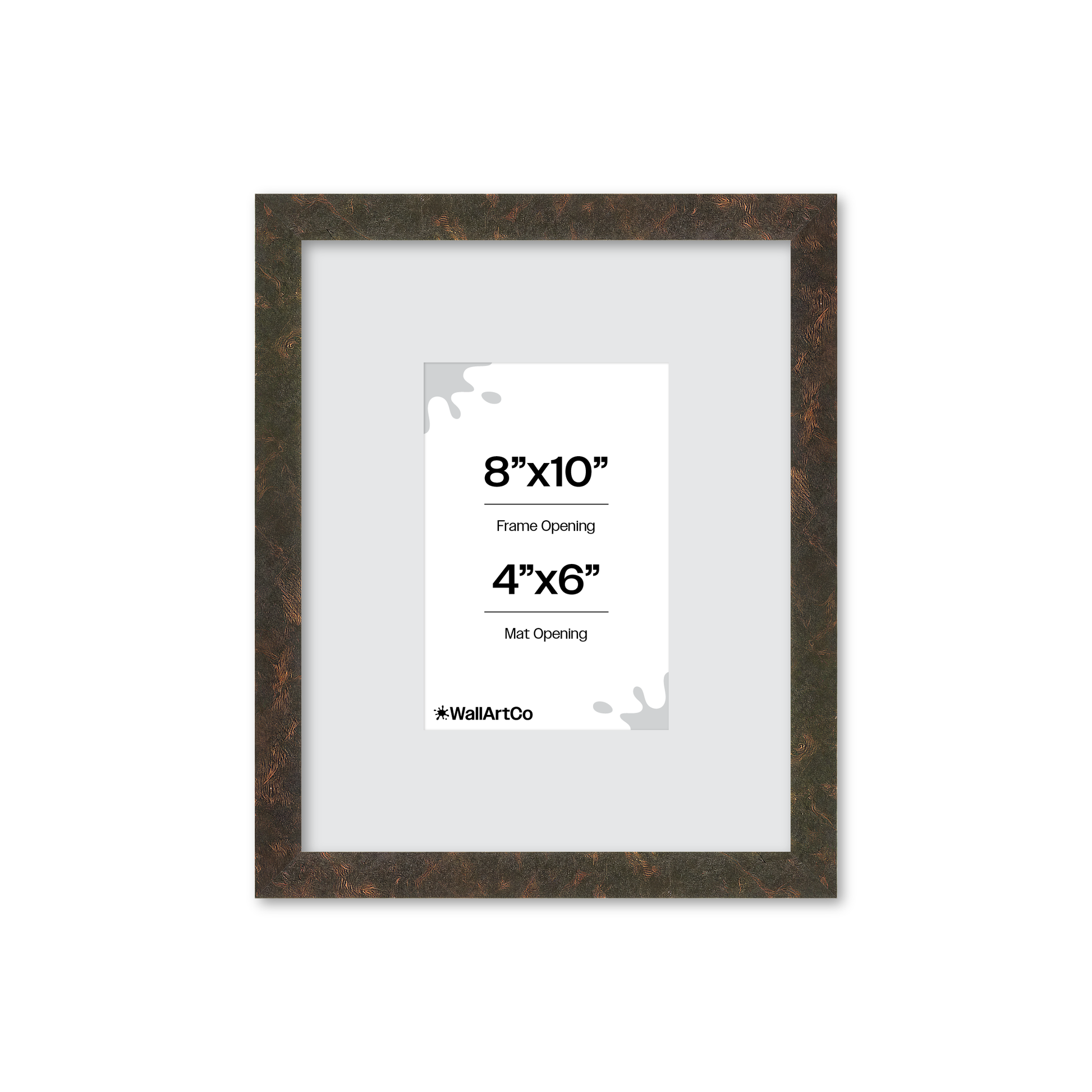 8" x 10" Rich Brown Vienna Wall Frame