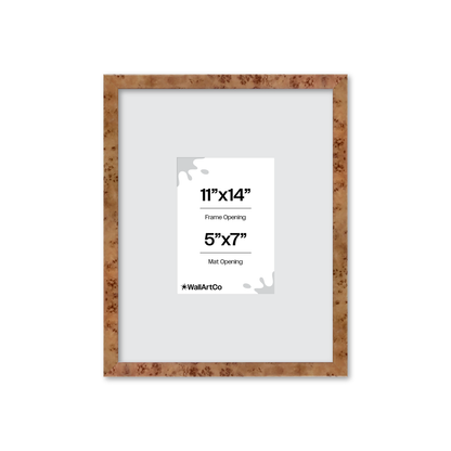 11" x 14" Golden Burlwood Verona Wall Frame
