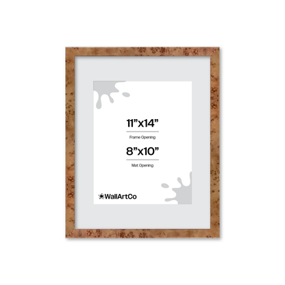 11" x 14" Golden Burlwood Verona Wall Frame