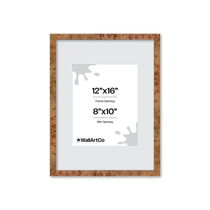 12" x 16" Golden Burlwood Verona Wall Frame