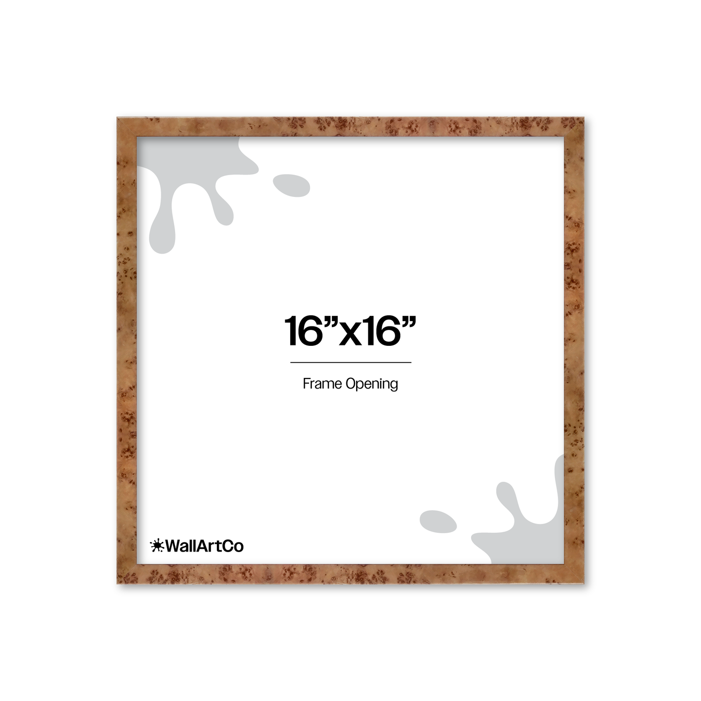 Front of picture frame