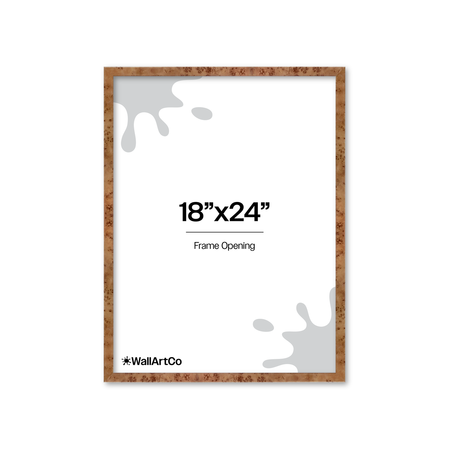 Front of picture frame