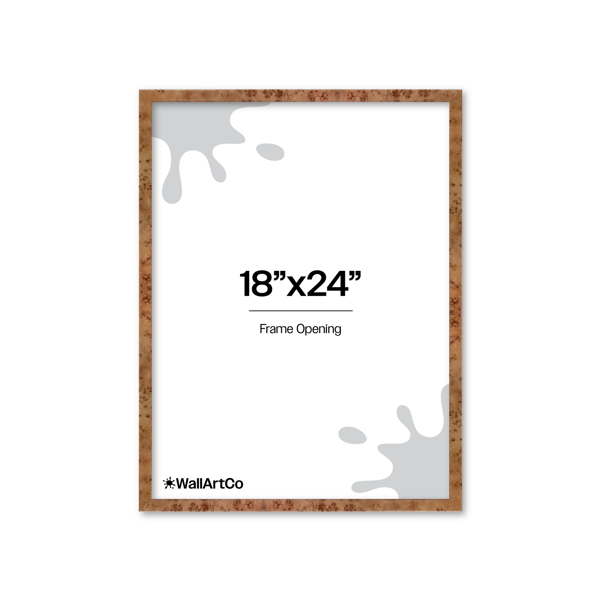 Front of picture frame