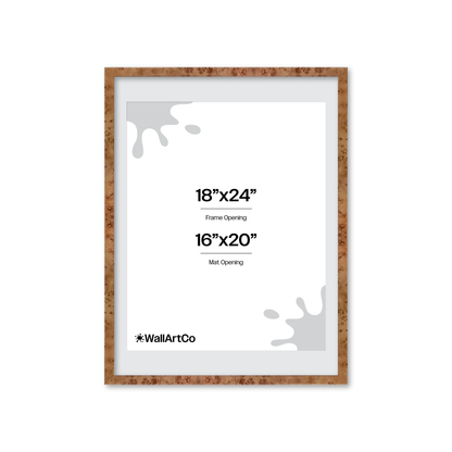 18" x 24" Golden Burlwood Verona Wall Frame