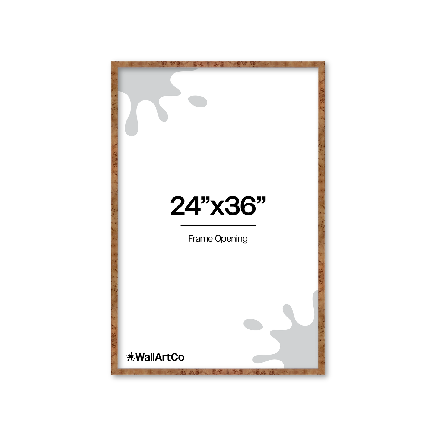 Front of picture frame