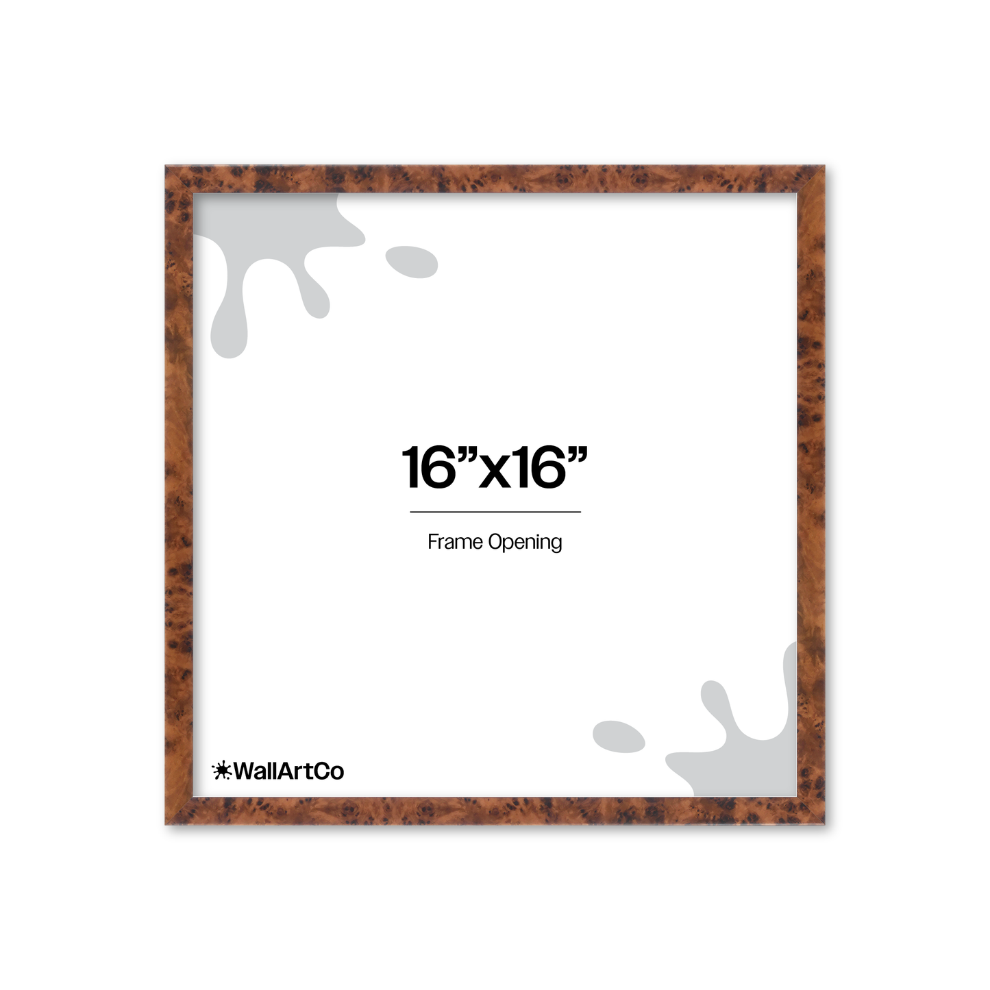 Front of picture frame