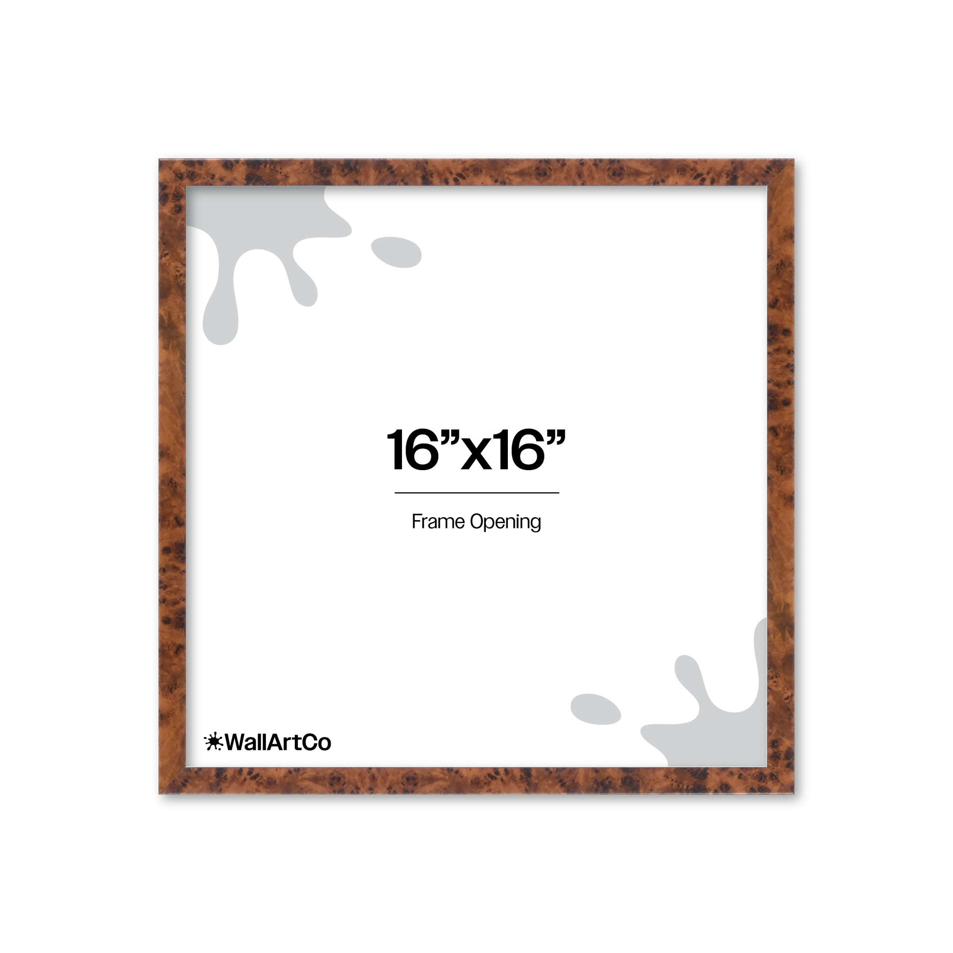 Front of picture frame