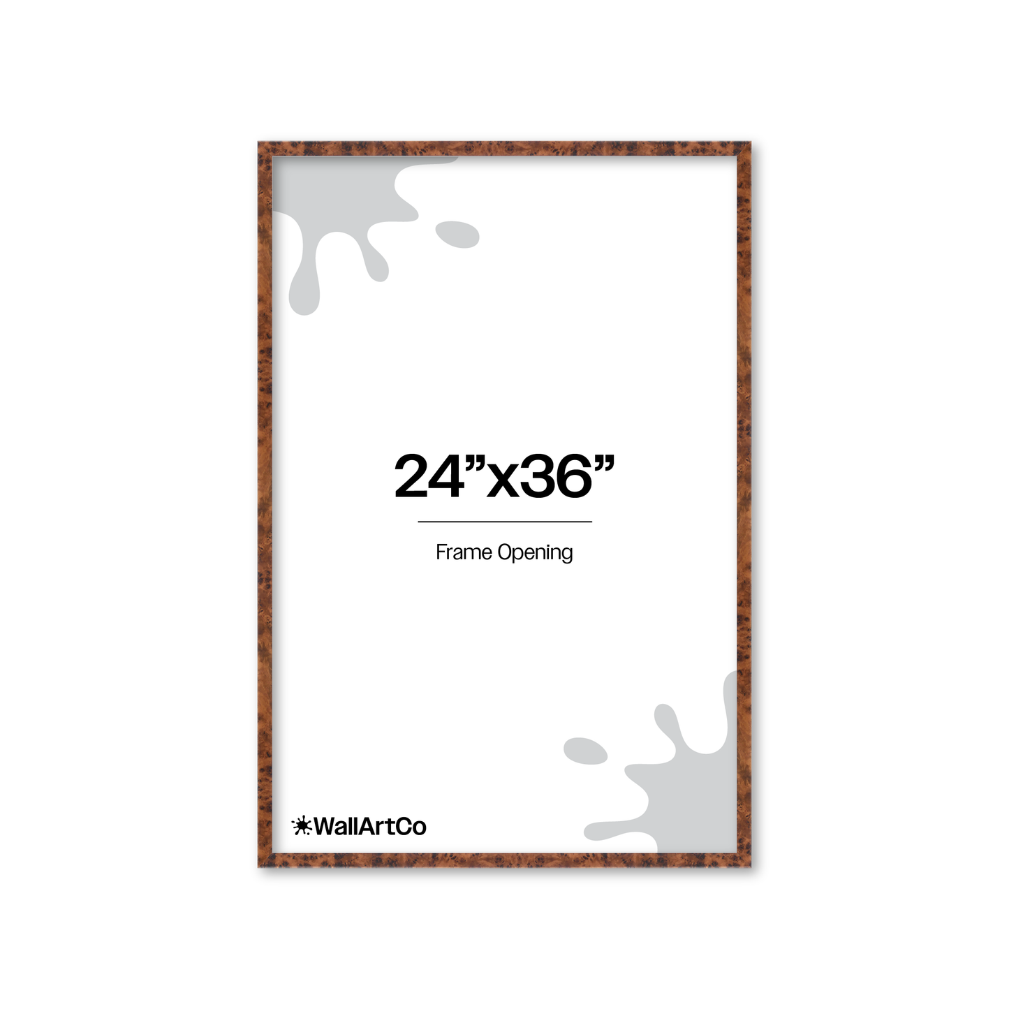 Front of picture frame