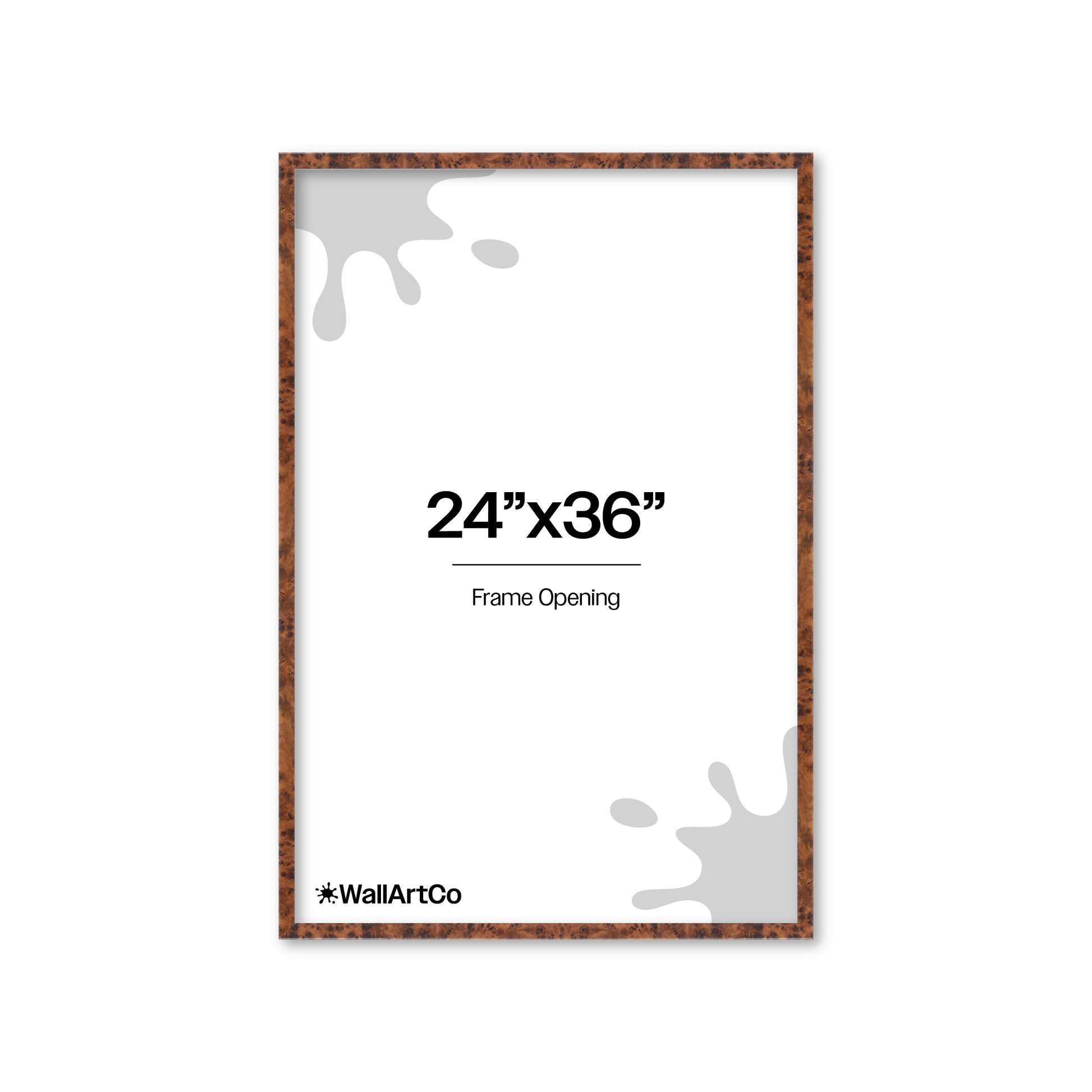 Front of picture frame