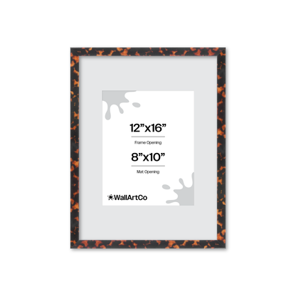 12" x 16" Tortoise Burlwood Verona Wall Frame