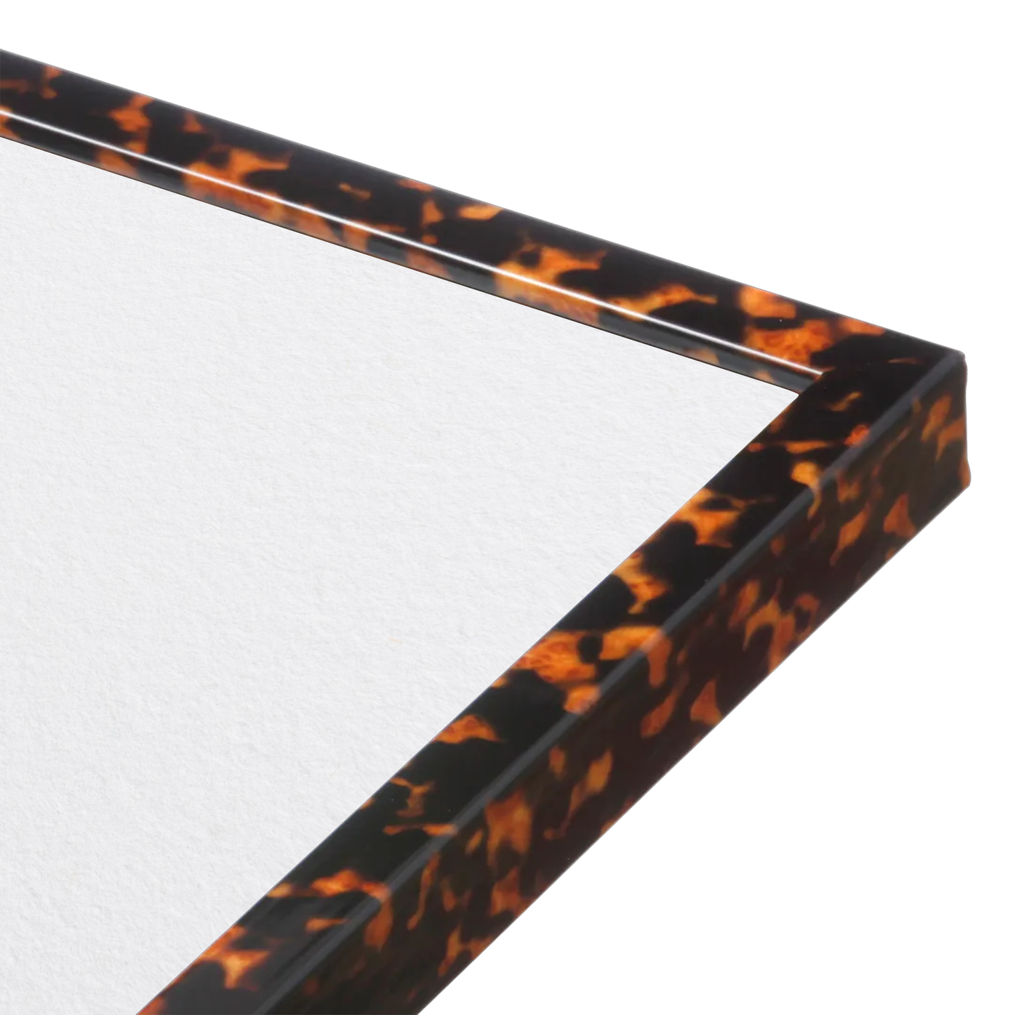 corner of the Tortoise Burlwood Verona Wall Frame
